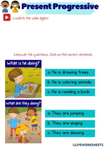 Affirmative Present Progressive