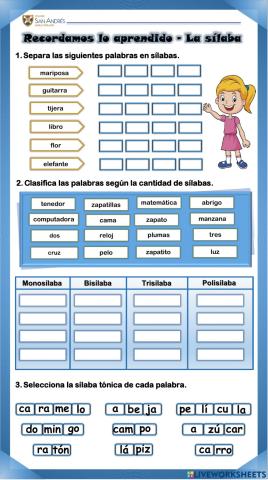 La sílaba