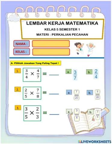 Perkalian pecahan
