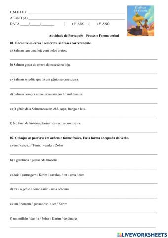 Gramática -o gênio do cuscuz