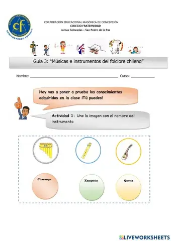 Instrumentos y músicas del folclore chileno