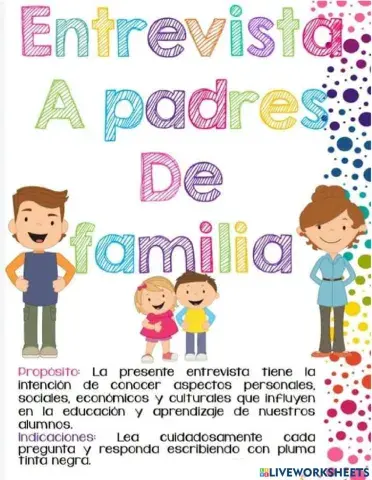 Entrevista a padres de familia