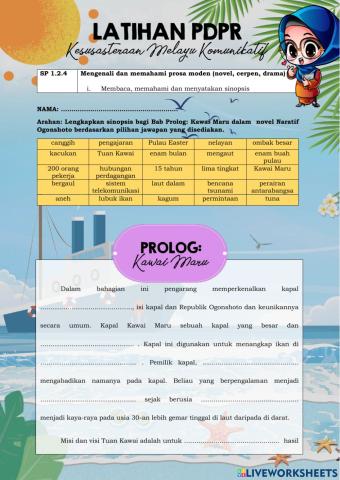 LATIHAN PDPR KMK: NARATIF OGONSHOTO