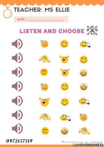 Feelings and emotions