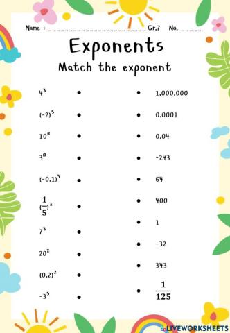 Exponents
