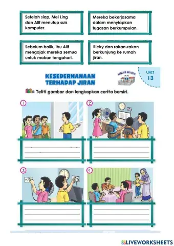 Moral Tahun 4 Kesederhanaan Terhadap Jiran