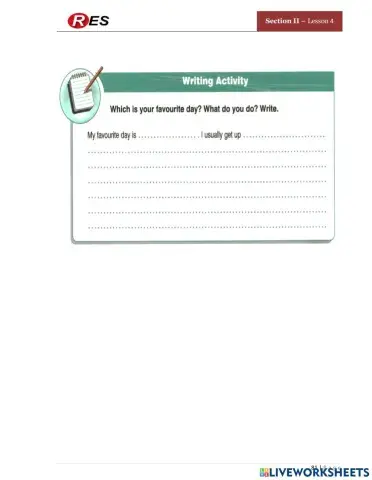 Which is your favorite day?