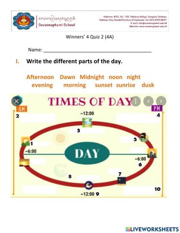 Winners' 4 quiz 2(4C)