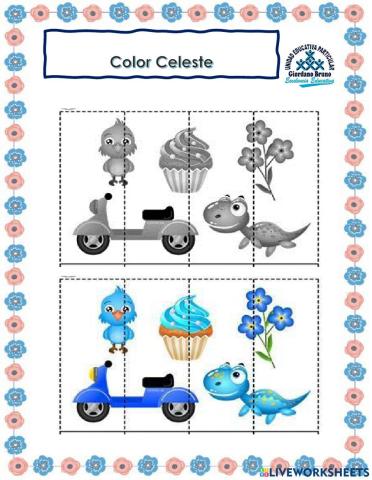 Color celeste
