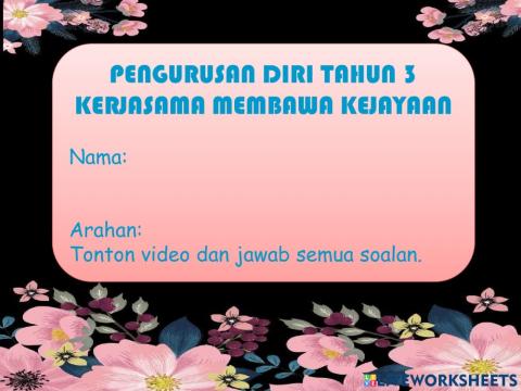 Kebersihan luar bilik darjah