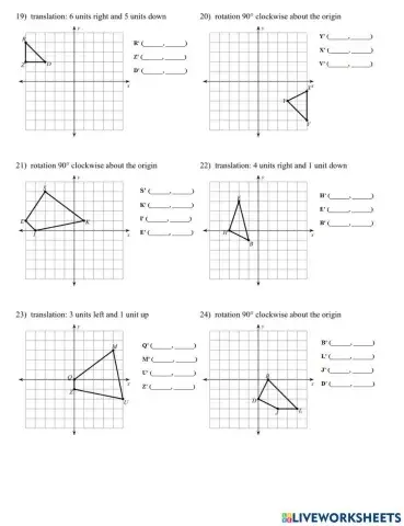 Worksheet 4.5 page 4
