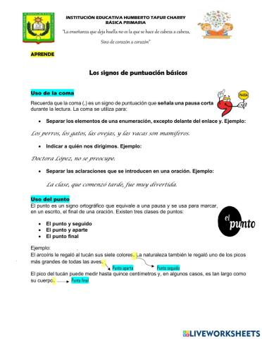 Signos de puntuacion