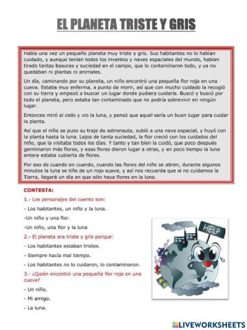 El planeta triste y gris