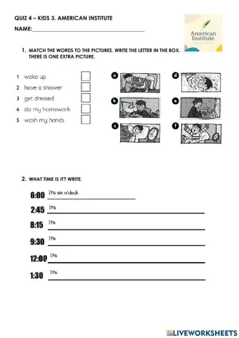 Unit 3 - kid's box 3
