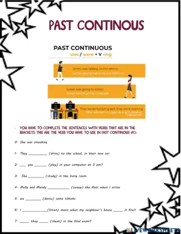 Past continous and past simple