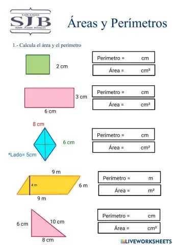 Áreas y Perímetros