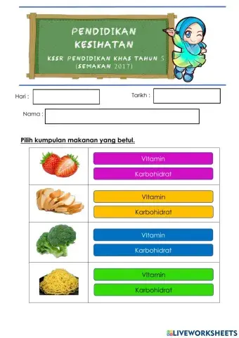 Vitamin dan karbohidrat