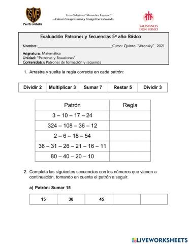 Parones y Secuencias