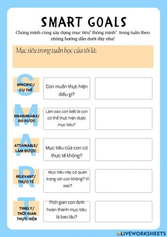 Mục tiêu smart