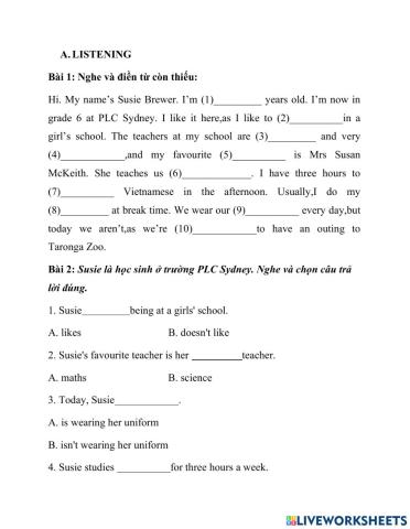 Listening unit 1 english 6