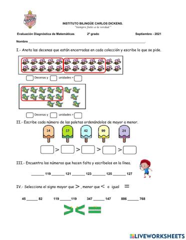Evaluación diagnóstica 1