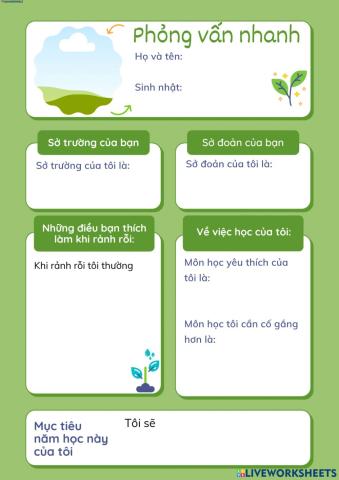 Phỏng vấn đầu năm