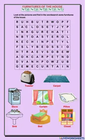 Furnitures of the house