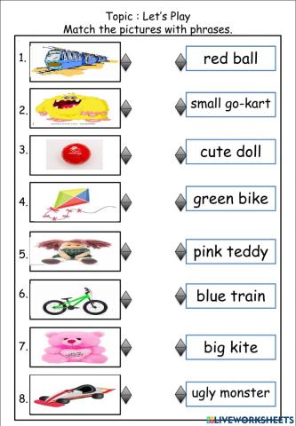 English Year 1 : Let's Play