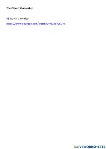 The Clever Shoemaker