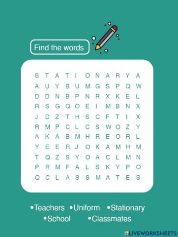 لعبة أبحث عن الكلمة