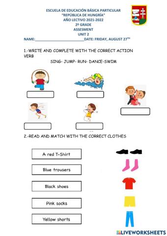 Assesment unit 2  2ºgrade