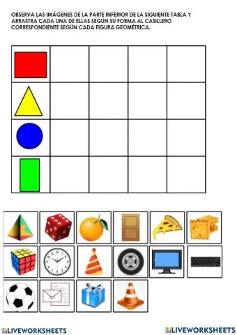Clasificación de figuras geométricas