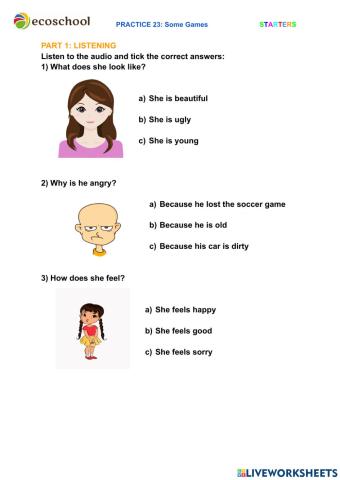 Practice 23: starters