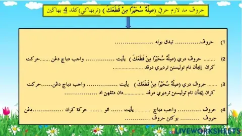 Bahagian huruf mad lazim harfi