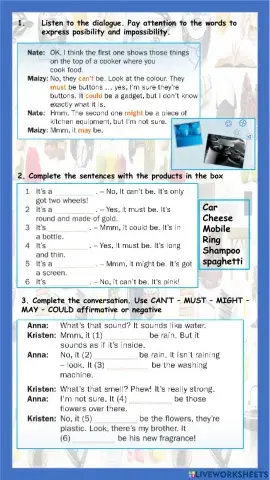 Expressing possibility