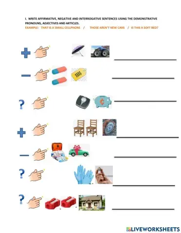 Demonstrative pronouns