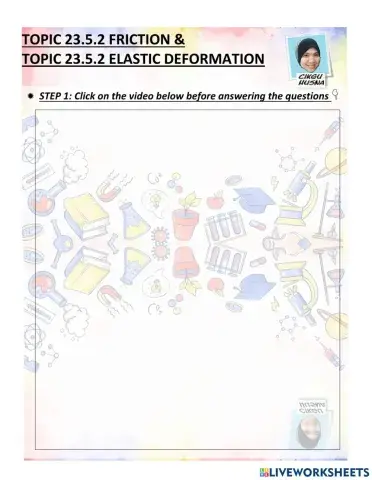 Friction and spring extension