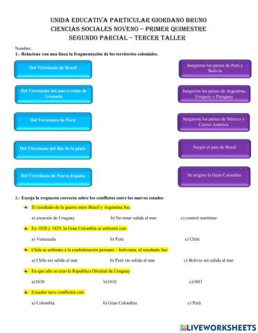 Estados nacionales en América latina