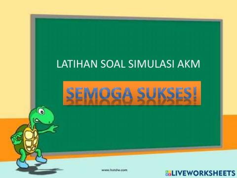 Soal latihan simulasi akm