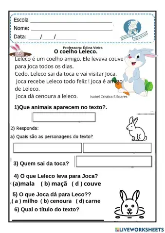 Leitura e interpretação