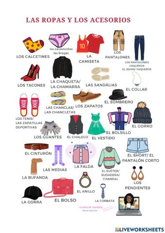 Ropas y acesorios