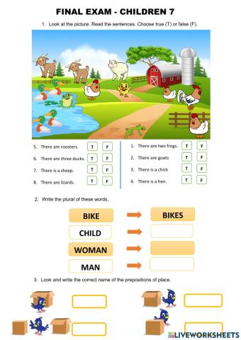 Final exam-children 7