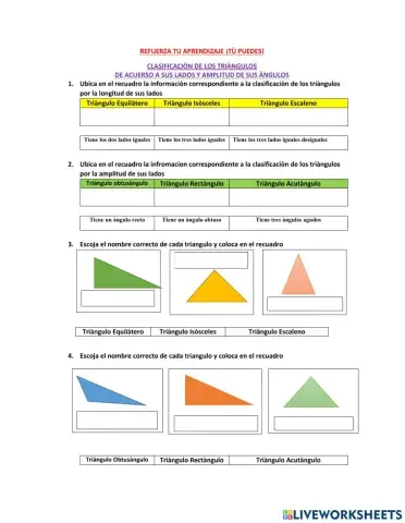 Triangulos, clasificacion
