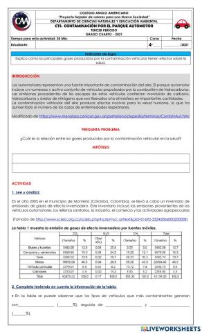 CTS Contaminación Atmosférica