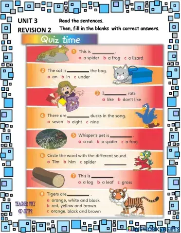 Unit 3 Pet Show (Revision 2)