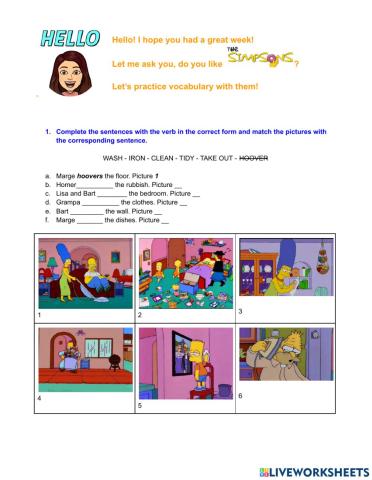 The Simpsons - comparatives and superlatives