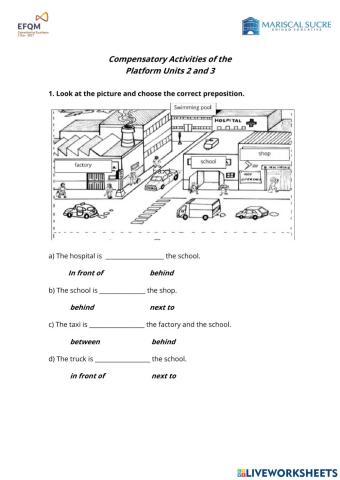 Compensatory activities