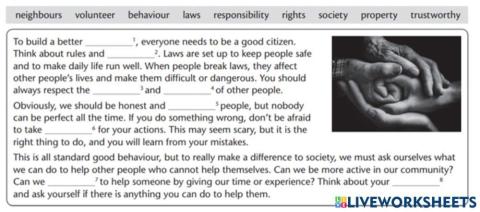 Being a Good Citizen