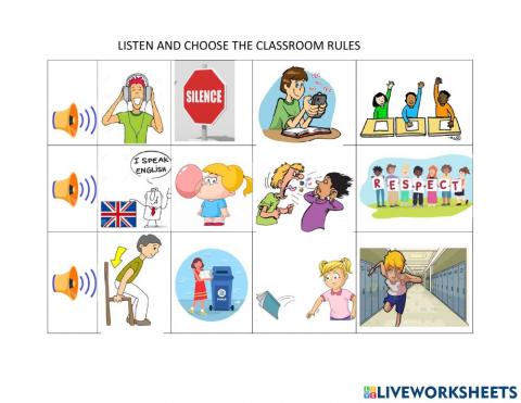 Classroom rules
