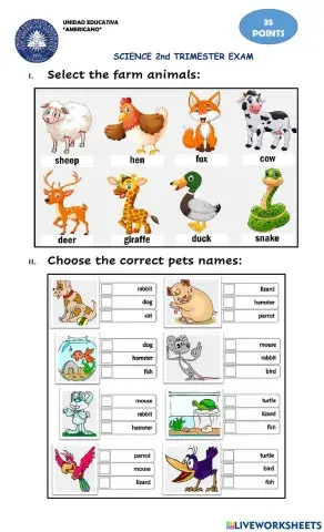Science 2° trimester evaluation (2)